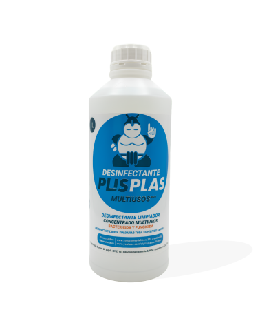 Botella 1 L Desinfectante Plis Plas Multiusos Pro uso público general bactericida y fungicida