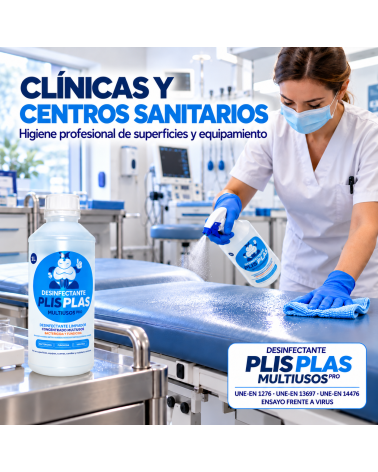 PLIS PLAS Multiusos Pro para uso profesional en clínicas y centros sanitarios