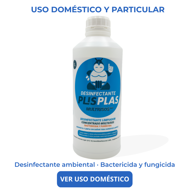 Plis Plas Multiusos Pro uso doméstico y particular bactericida y fungicida